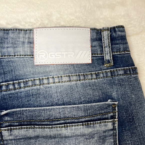 RGSTR Men’s Skinny Motto Distressed Jeans, LightWash Size 36x30 - Picture 11 of 16